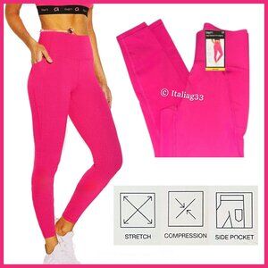 GAP Fit GAPFIT Leggings Women's High Waisted 7/8 Side Pocket Compression Stretch